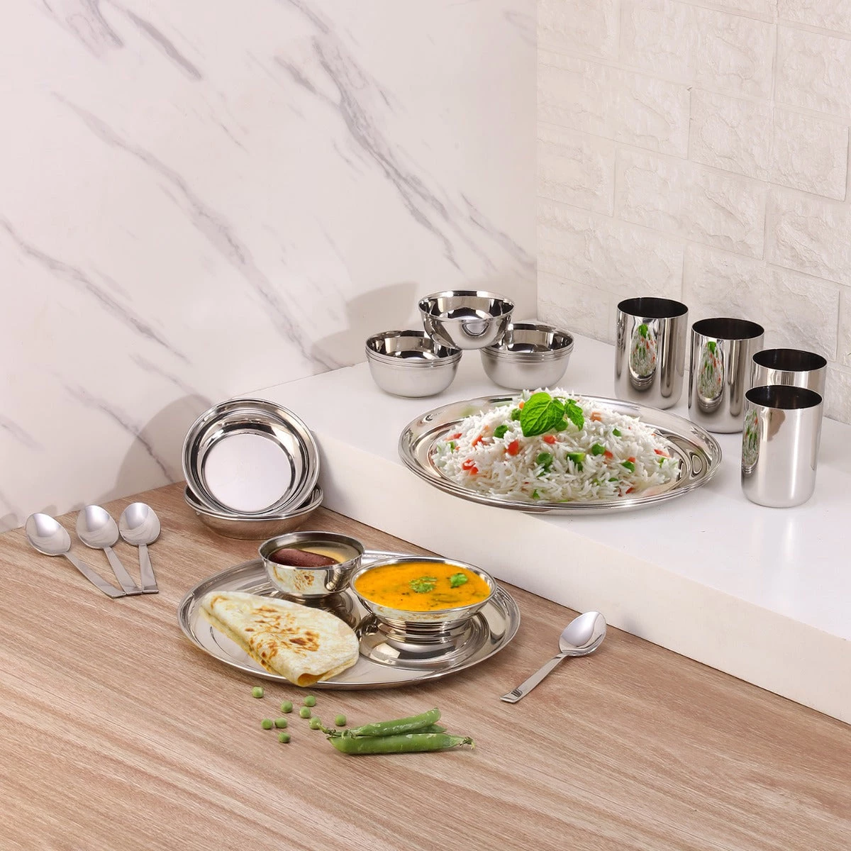 Vinod Cookware Kraft Princess Dinner Set 24 Pc Kraft Serveware 3 Vinod Cookware Kraft Princess Dinner Set 24 Pc Kraft Serveware