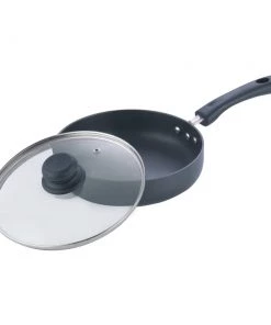 Vinod Cookware Vinod Hard Anodised Deep Frypan With Lid
