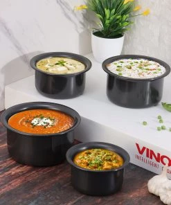 Vinod Cookware Vinod Hard Anodised Tope Without Lid Cookware