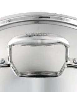 Vinod Cookware Vinod Platinum Triply Stainless Steel Kadai With Lid Cookware