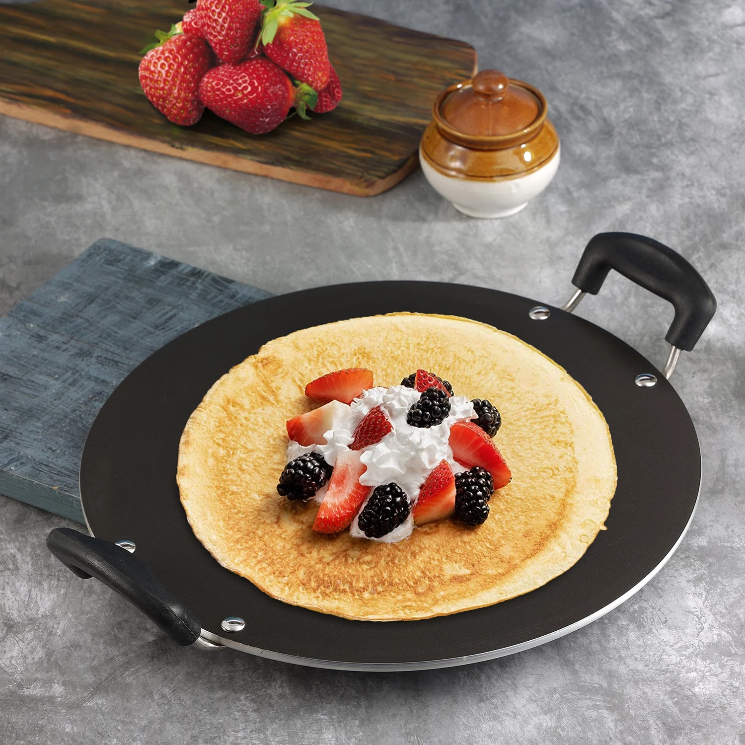 Vinod Cookware Cookware Vinod Zest Non Stick Pathri Tawa 4 Vinod Cookware Cookware Vinod Zest Non Stick Pathri Tawa