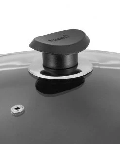 Vinod Cookware Vinod Zest Non Stick Deep Kadai With Lid (Induction Friendly)