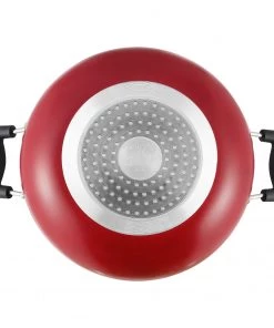 Vinod Cookware Vinod Zest Non Stick Deep Kadai With Lid (Induction Friendly)