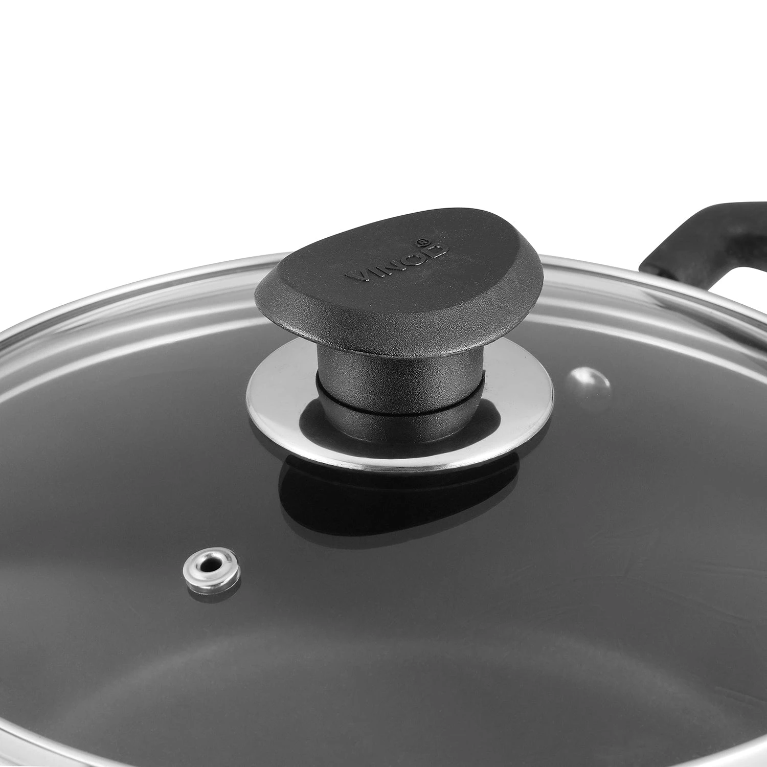 Vinod Cookware Vinod Zest Non Stick Casserole With Lid (Induction Friendly) 8 Vinod Cookware Vinod Zest Non Stick Casserole With Lid (Induction Friendly)