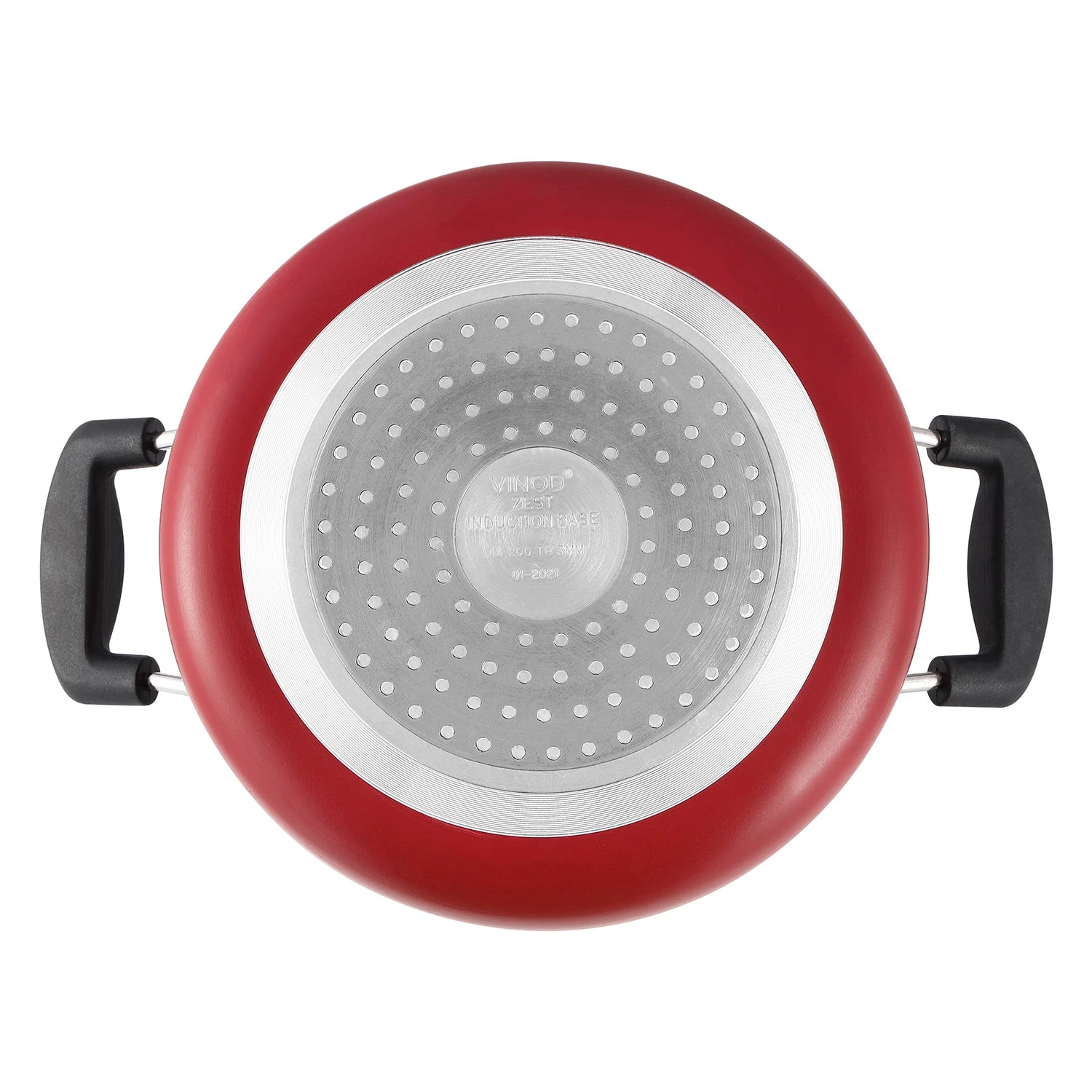 Vinod Cookware Vinod Zest Non Stick Casserole With Lid (Induction Friendly) 10 Vinod Cookware Vinod Zest Non Stick Casserole With Lid (Induction Friendly)