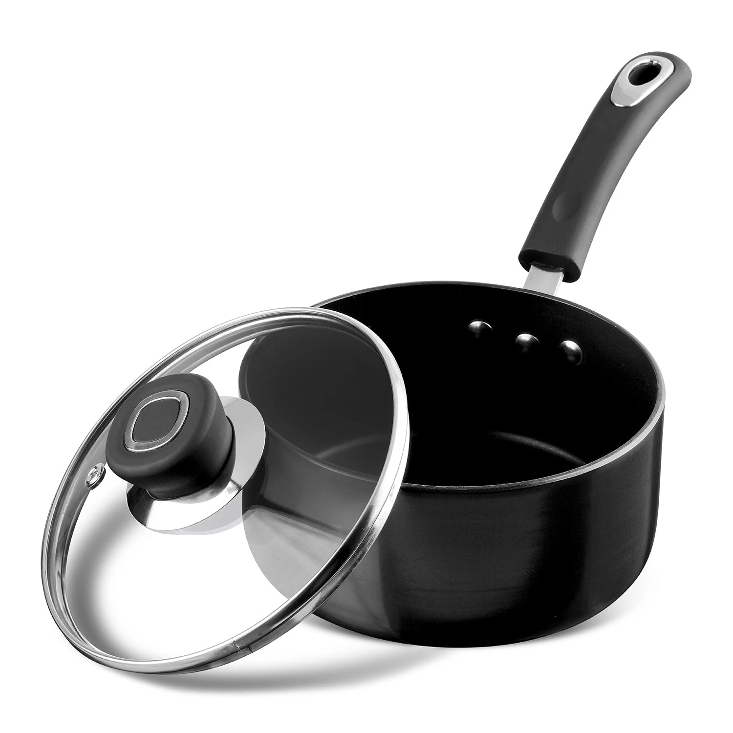 Vinod Cookware Vinod Hanos Non Stick Saucepan With Lid - 16 Cm (Induction Friendly) Cookware 8 Vinod Cookware Vinod Hanos Non Stick Saucepan With Lid - 16 Cm (Induction Friendly) Cookware