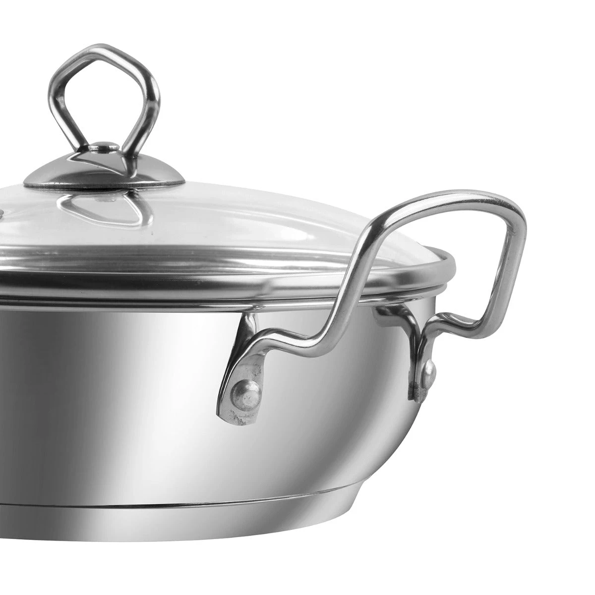 Vinod Cookware Vinod Amalfi Stainless Steel Cookware Set - 3 Pcs - (Induction Friendly) 6 Vinod Cookware Vinod Amalfi Stainless Steel Cookware Set - 3 Pcs - (Induction Friendly)