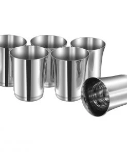 Vinod Cookware Vinod - Kraft Pari Glass Set - 6 Pc Kraft Serveware