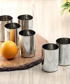 Vinod Cookware Vinod - Kraft Regal Glass Set - 6 Pc Kraft Serveware