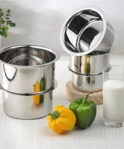 Vinod Cookware Vinod - Kraft Stainless Steel 5 Pc Tope Set