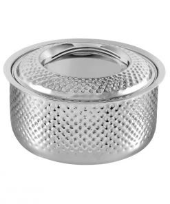 Vinod Cookware Vinod - Kraft Stainless Steel Hammered Casserole