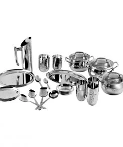 Vinod Cookware Kraft Serveware Vinod - Kraft Ceremony Dinner Set - 51 Pc