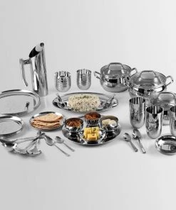 Vinod Cookware Kraft Serveware Vinod - Kraft Ceremony Dinner Set - 51 Pc