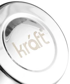 Vinod Cookware Kraft Lunch Box-Food Container Two Tier Compartment With Handle - Stainless Steel Kraft Serveware