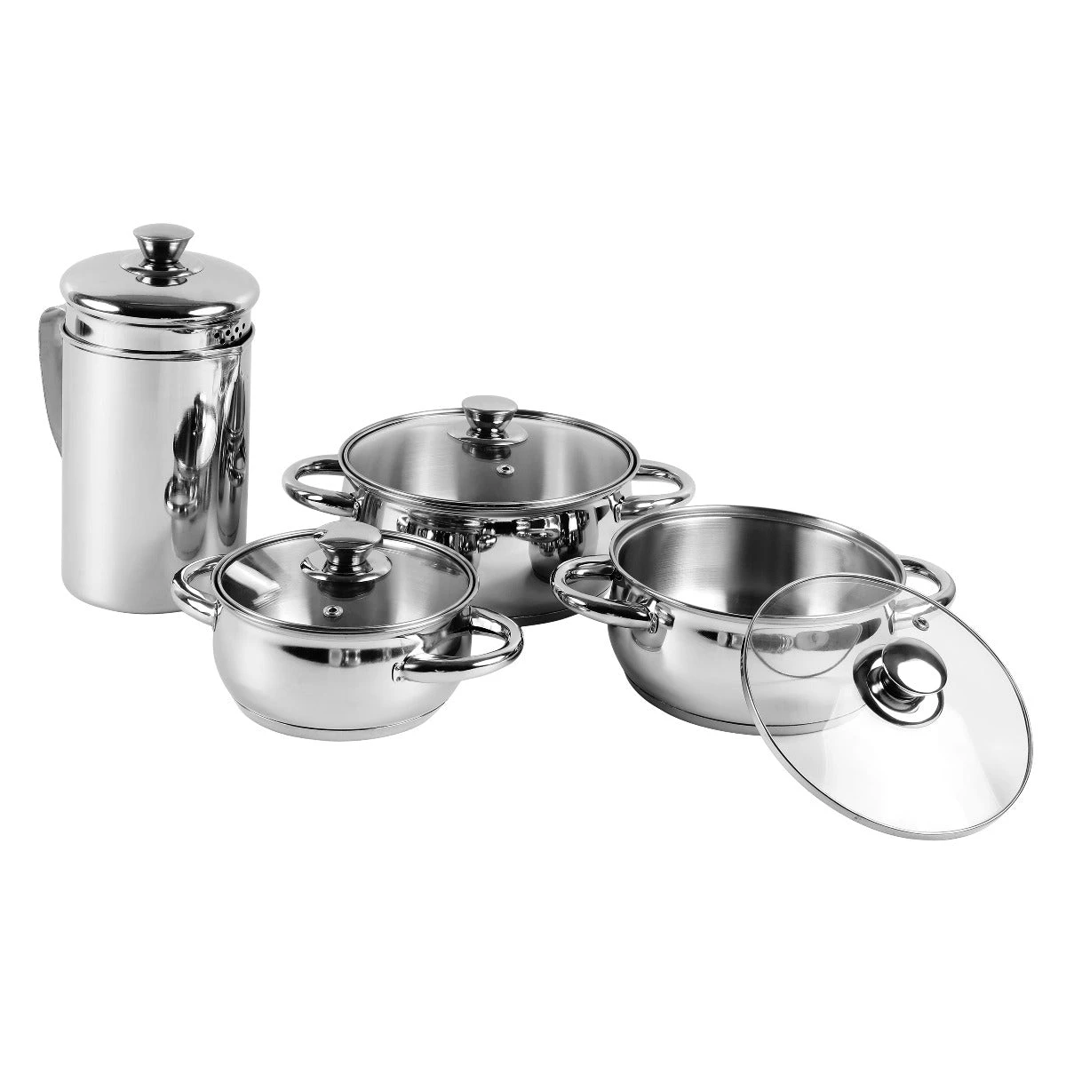 Vinod Cookware Kraft Stainlesss Steel Milano Dinner/Lunch Set - 57 Pc 8 Vinod Cookware Kraft Stainlesss Steel Milano Dinner/Lunch Set - 57 Pc