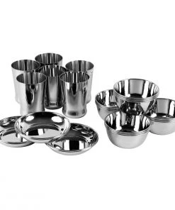 Vinod Cookware Kraft Stainlesss Steel Milano Dinner/Lunch Set - 57 Pc 11 Vinod Cookware Kraft Stainlesss Steel Milano Dinner/Lunch Set - 57 Pc