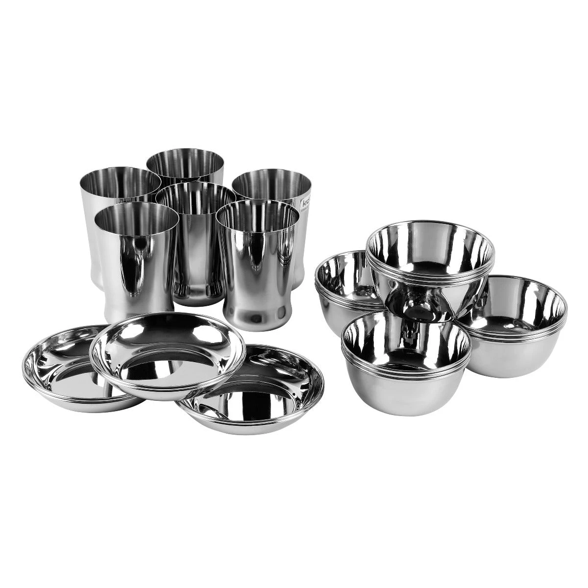 Vinod Cookware Kraft Stainlesss Steel Milano Dinner/Lunch Set - 57 Pc 5 Vinod Cookware Kraft Stainlesss Steel Milano Dinner/Lunch Set - 57 Pc