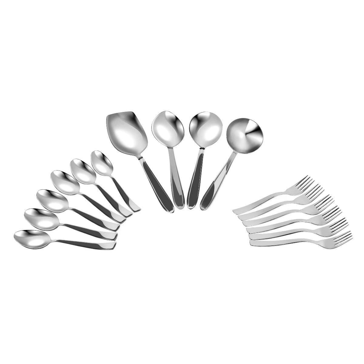 Vinod Cookware Kraft Stainlesss Steel Milano Dinner/Lunch Set - 57 Pc 6 Vinod Cookware Kraft Stainlesss Steel Milano Dinner/Lunch Set - 57 Pc