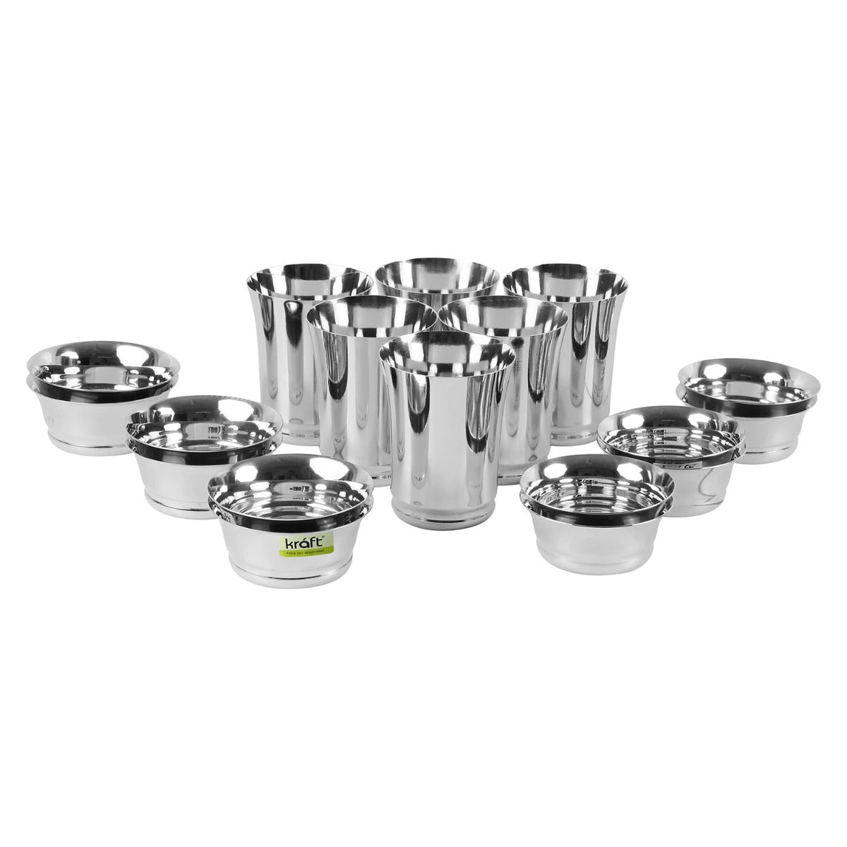 Vinod Cookware Kraft Serveware Vinod - Kraft Pari Dinner Set - 48 Pc 6 Vinod Cookware Kraft Serveware Vinod - Kraft Pari Dinner Set - 48 Pc