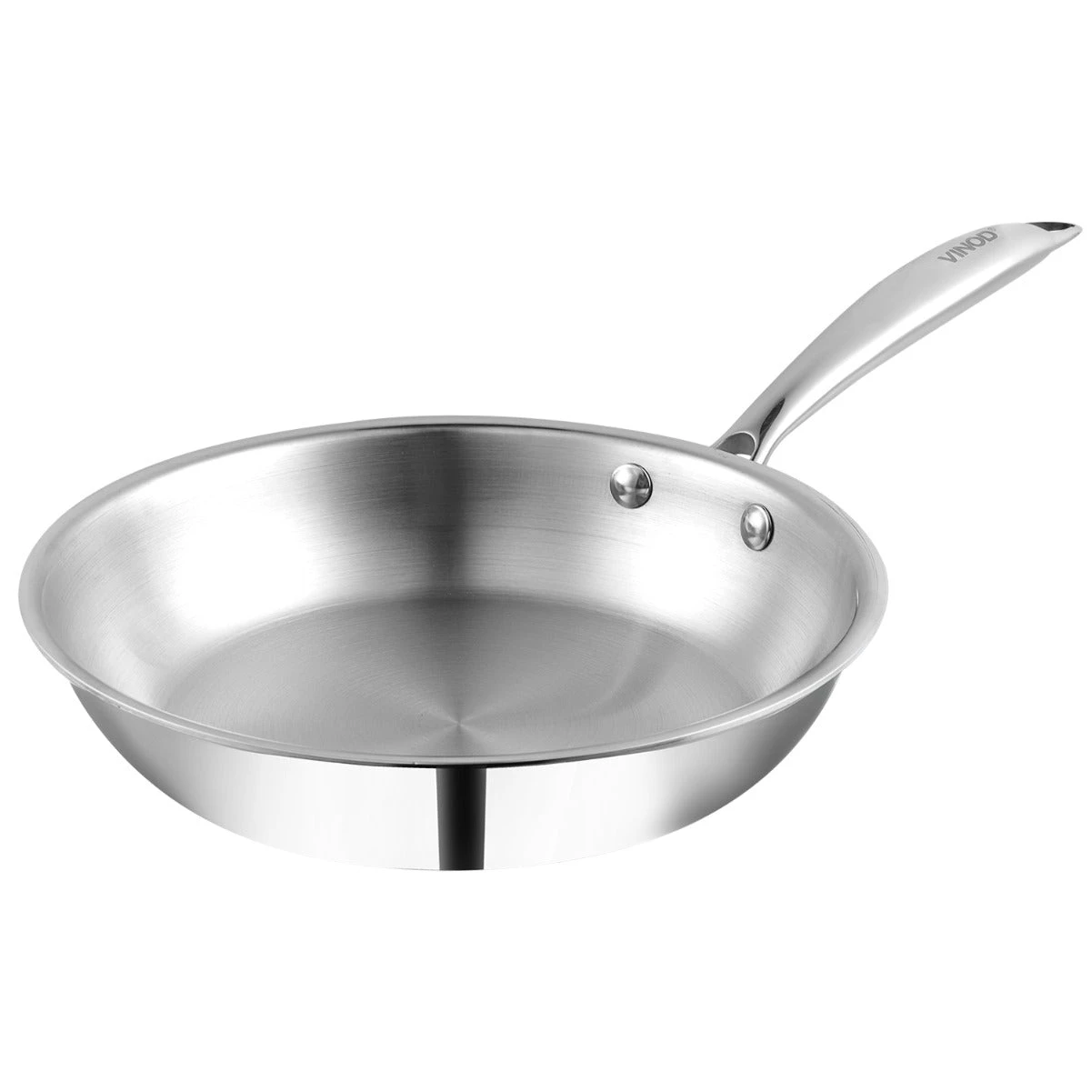 Vinod Cookware Cookware Vinod Platinum Triply Stainless Steel Frypan (Induction Friendly) 4 Vinod Cookware Cookware Vinod Platinum Triply Stainless Steel Frypan (Induction Friendly)