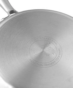 Vinod Cookware Cookware Vinod Platinum Triply Stainless Steel Frypan (Induction Friendly) 14 Vinod Cookware Cookware Vinod Platinum Triply Stainless Steel Frypan (Induction Friendly)