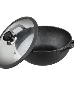 Vinod Cookware Vinod Legacy Pre - Seasoned Cast Iron Kadai