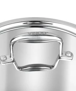 Vinod Cookware Vinod Platinum Triply Stainless Steel Deep Frypan (Induction Friendly) Cookware