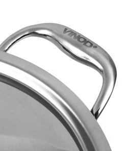 Vinod Cookware Vinod Platinum Triply Stainless Steel X Kadai (Induction Friendly) Cookware