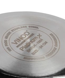 Vinod Cookware Vinod Platinum Triply Stainless Steel X Kadai (Induction Friendly) Cookware