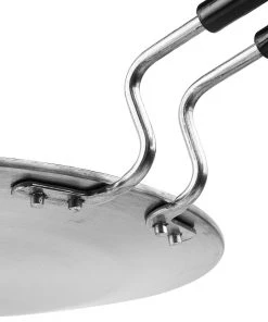 Vinod Cookware Vinod Platinum Triply Stainless Steel X Concave Tawa - 25 Cm (Induction Friendly)