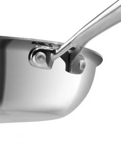 Vinod Cookware Vinod Platinum Triply Stainless Steel X Fry Pan (Induction Friendly) Cookware 15 Vinod Cookware Vinod Platinum Triply Stainless Steel X Fry Pan (Induction Friendly) Cookware