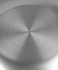 Vinod Cookware Vinod Platinum Triply Stainless Steel Wok - 26 Cm (Induction Friendly) Cookware