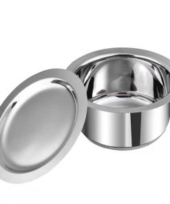 Vinod Cookware Vinod Stainless Steel 3 Pc Tope Set With Lid (Induction Friendly) Cookware