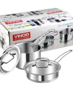 Vinod Cookware Vinod Stainless Steel Classique Deluxe Set (Induction Friendly) Cookware