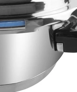 Vinod Cookware Vinod Stainless Steel Deep Pan Pressure Cooker With Lid (Induction Friendly) 18 Vinod Cookware Vinod Stainless Steel Deep Pan Pressure Cooker With Lid (Induction Friendly)