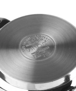 Vinod Cookware Vinod Stainless Steel Deep Pan Pressure Cooker With Lid (Induction Friendly) 19 Vinod Cookware Vinod Stainless Steel Deep Pan Pressure Cooker With Lid (Induction Friendly)