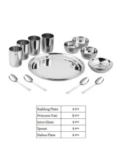 Vinod Cookware Kraft Princess Dinner Set 24 Pc Kraft Serveware 16 Vinod Cookware Kraft Princess Dinner Set 24 Pc Kraft Serveware