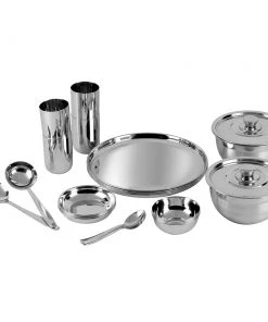 Vinod Cookware Vinod - Kraft Dinner Set - 24 Pc Kraft Serveware