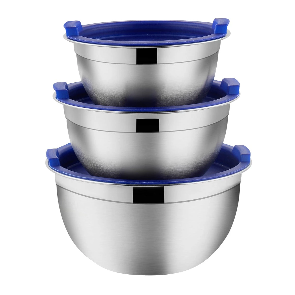 Vinod Cookware Vinod - Kraft Stainless Steel Serve And Storage Set - 3 Pc Kraft Serveware 5 Vinod Cookware Vinod - Kraft Stainless Steel Serve And Storage Set - 3 Pc Kraft Serveware