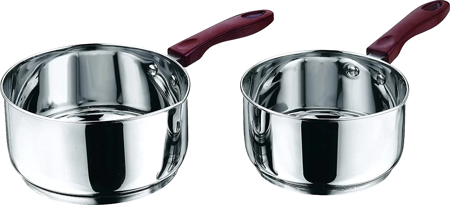 Vinod Cookware Cookware Vinod Milkpan 2 Piece Set 1 L & 1.6 L (Induction Friendly) 4 Vinod Cookware Cookware Vinod Milkpan 2 Piece Set 1 L & 1.6 L (Induction Friendly)