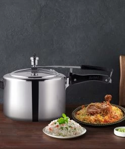 Vinod Cookware Vinod - Kraft Aluminum Classic Inner Lid Pressure Cooker (Induction Friendly) Pressure Cookers 17 Vinod Cookware Vinod - Kraft Aluminum Classic Inner Lid Pressure Cooker (Induction Friendly) Pressure Cookers