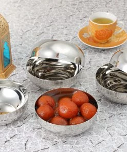 Vinod Cookware Vinod - Kraft Stainless Steel Deluxe Vati/Katori Set Of 6 Pc