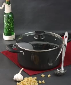 Vinod Cookware Vinod Hard Anodised Sauce Pot With Lid Cookware