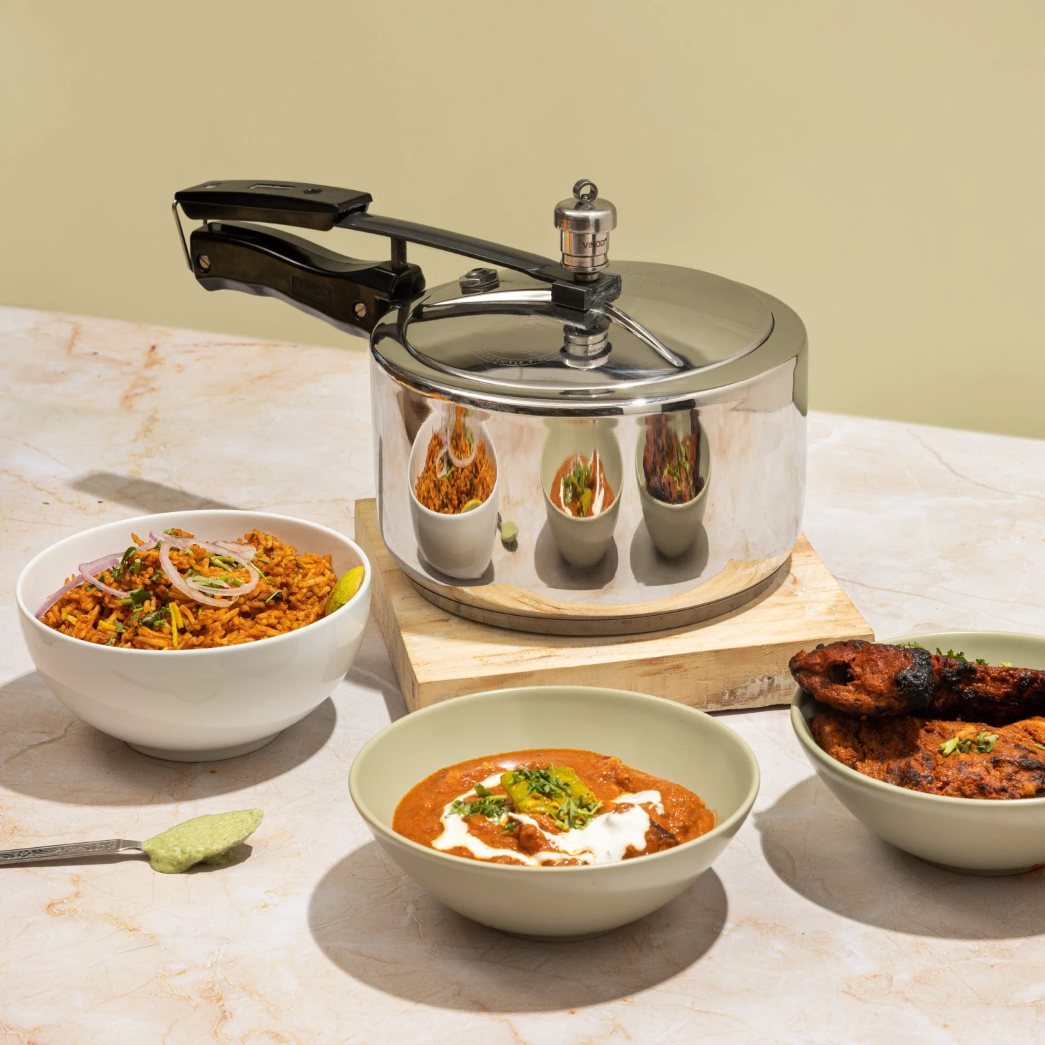 Vinod Cookware Vinod 18/8 Stainless Steel Inner Lid Pressure Cooker Pressure Cookers 11 Vinod Cookware Vinod 18/8 Stainless Steel Inner Lid Pressure Cooker Pressure Cookers