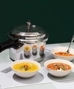 Vinod Cookware Vinod Platinum Triply Stainless Steel Pressure Cooker Pressure Cookers 26 Vinod Cookware Vinod Platinum Triply Stainless Steel Pressure Cooker Pressure Cookers