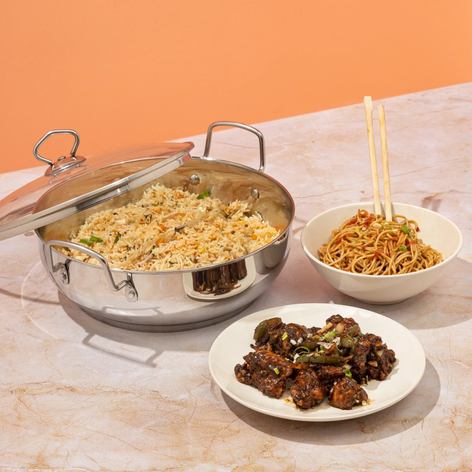 Vinod Cookware Vinod Stainless Steel Kadai With Lid 6 Vinod Cookware Vinod Stainless Steel Kadai With Lid