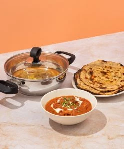 Vinod Cookware Vinod Stainless Steel Deluxe Kadai With Lid 9 Vinod Cookware Vinod Stainless Steel Deluxe Kadai With Lid