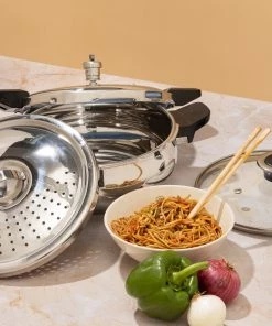 Vinod Cookware Vinod 18/8 Stainless Steel Magic Pressure Cooker