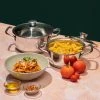 Vinod Cookware Vinod Stainless Steel Roma Casserole Set (Induction Friendly) Cookware 1 Vinod Cookware Vinod Stainless Steel Roma Casserole Set (Induction Friendly) Cookware