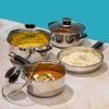 Vinod Cookware Vinod Stainless Steel Master Chef Cookware Set (Induction Friendly) 1 Vinod Cookware Vinod Stainless Steel Master Chef Cookware Set (Induction Friendly)